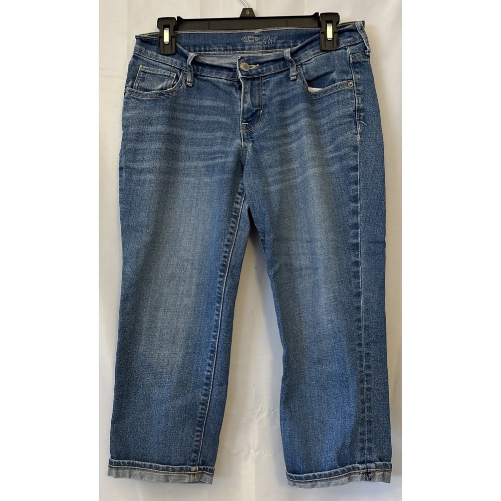 Women's Old Navy Sweetheart Capris jeans Size 2 Folded Hem